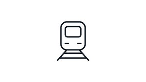 Icon, das einen Zug darstellt